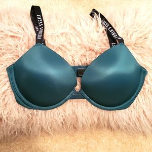 32D Victoria's Secret Very Sexy Push Up Jade Green